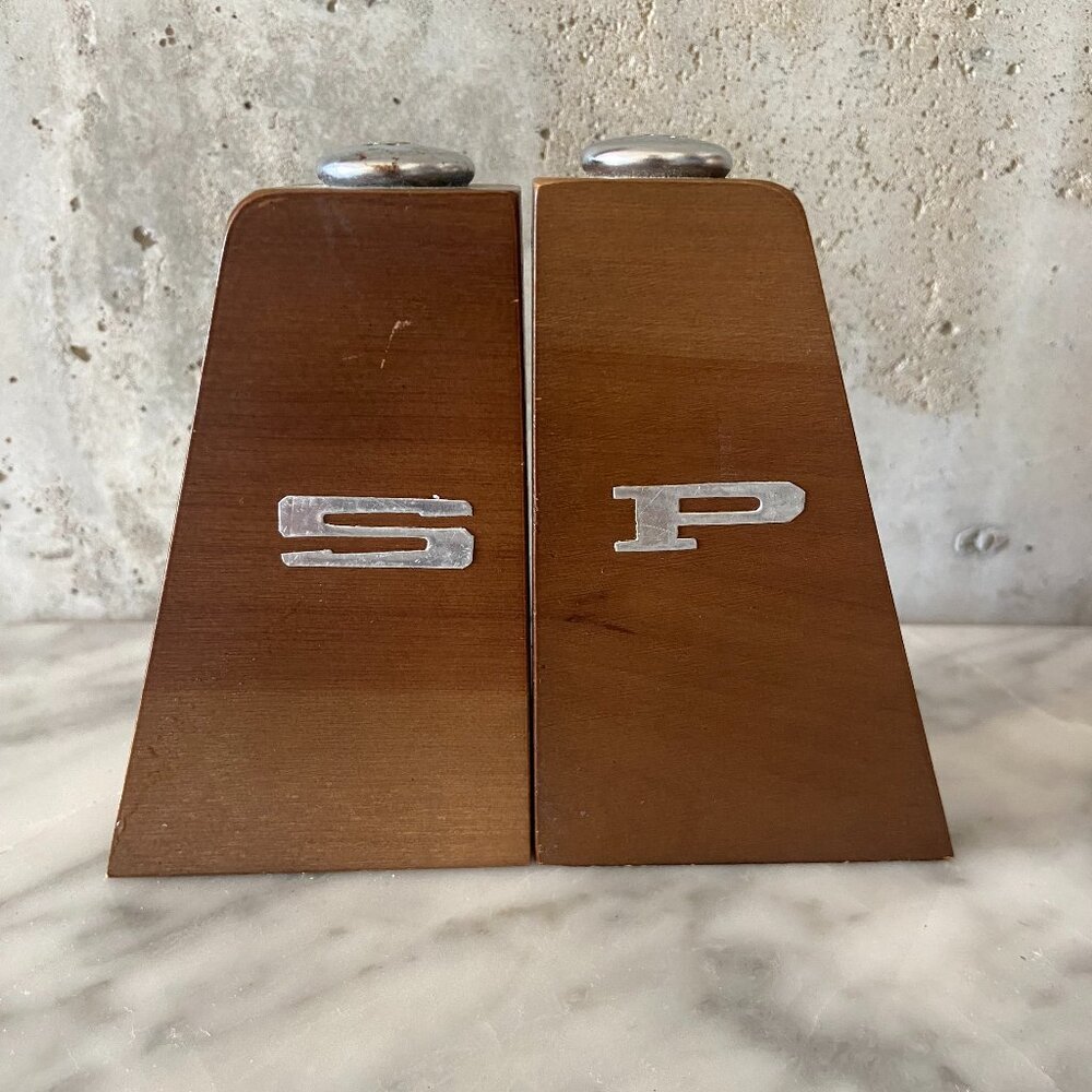 MCM Vintage Made in Japan Salt n' Pepper Wood